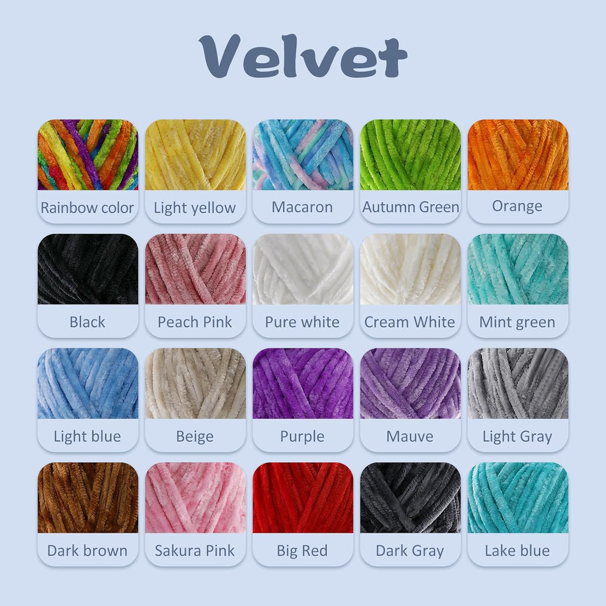 Chenille Velvet Yarn for Crocheting, Pink Fuzzy Fluffy Yarn for Crochet