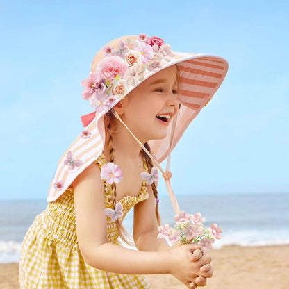 Artificial Silk Flower Heads for Crafts – Faux Roses, Daisies & Mini Floral Heads Bulk for Wedding, Graduation Cap, Cake Topper, Summer Party Decorations (Pink 1)