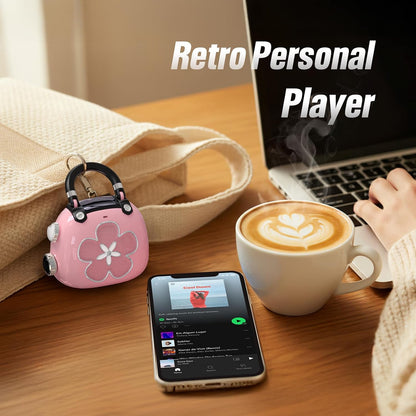 Candy 2-in-1 Mini Bluetooth Speaker, Loud Audio, Cute Backpack Charm
