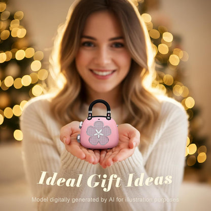 Candy 2-in-1 Mini Bluetooth Speaker, Loud Audio, Cute Backpack Charm