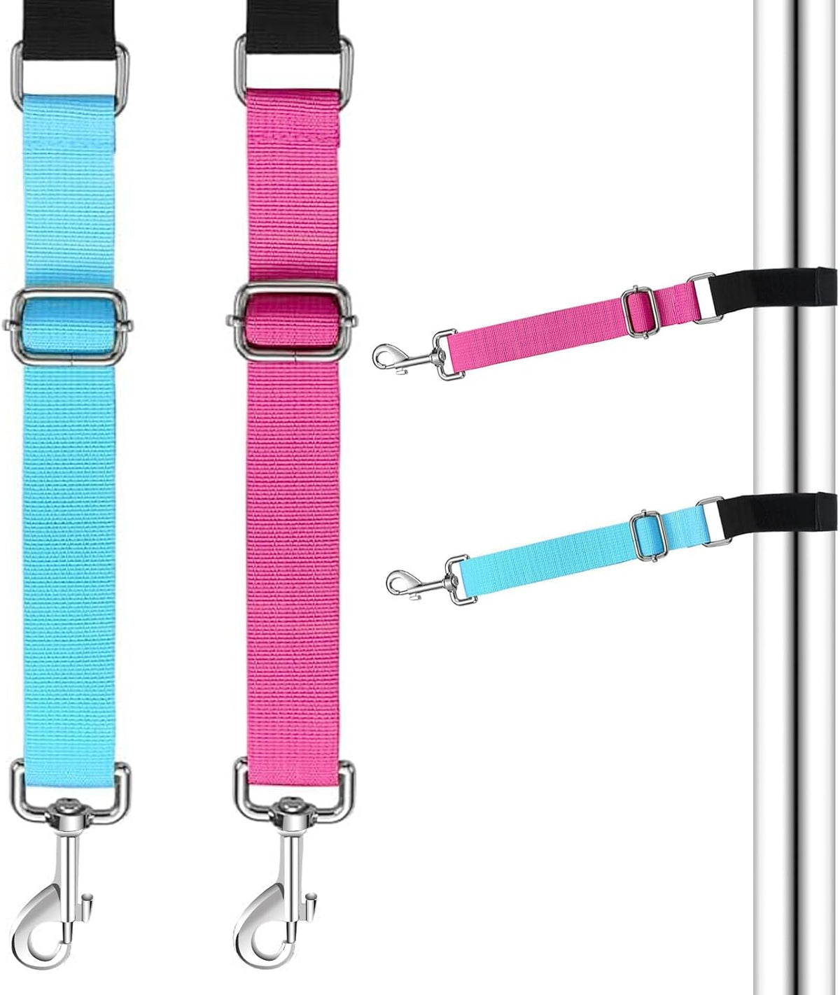 Pet Dog Grooming Arm Accessories, 2 Pcs Stable Grooming Arm Extender,Extension Strap Groomers Helper Grooming Loop,Dog Grooming Leash Extension for Dog Bathing Grooming Trimming…