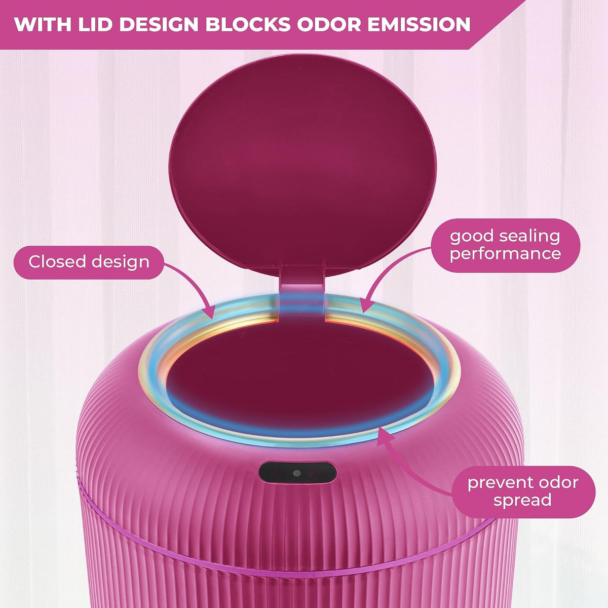 Smart Sensor Wastebasket, Convenient and Hygienic Easy to Use