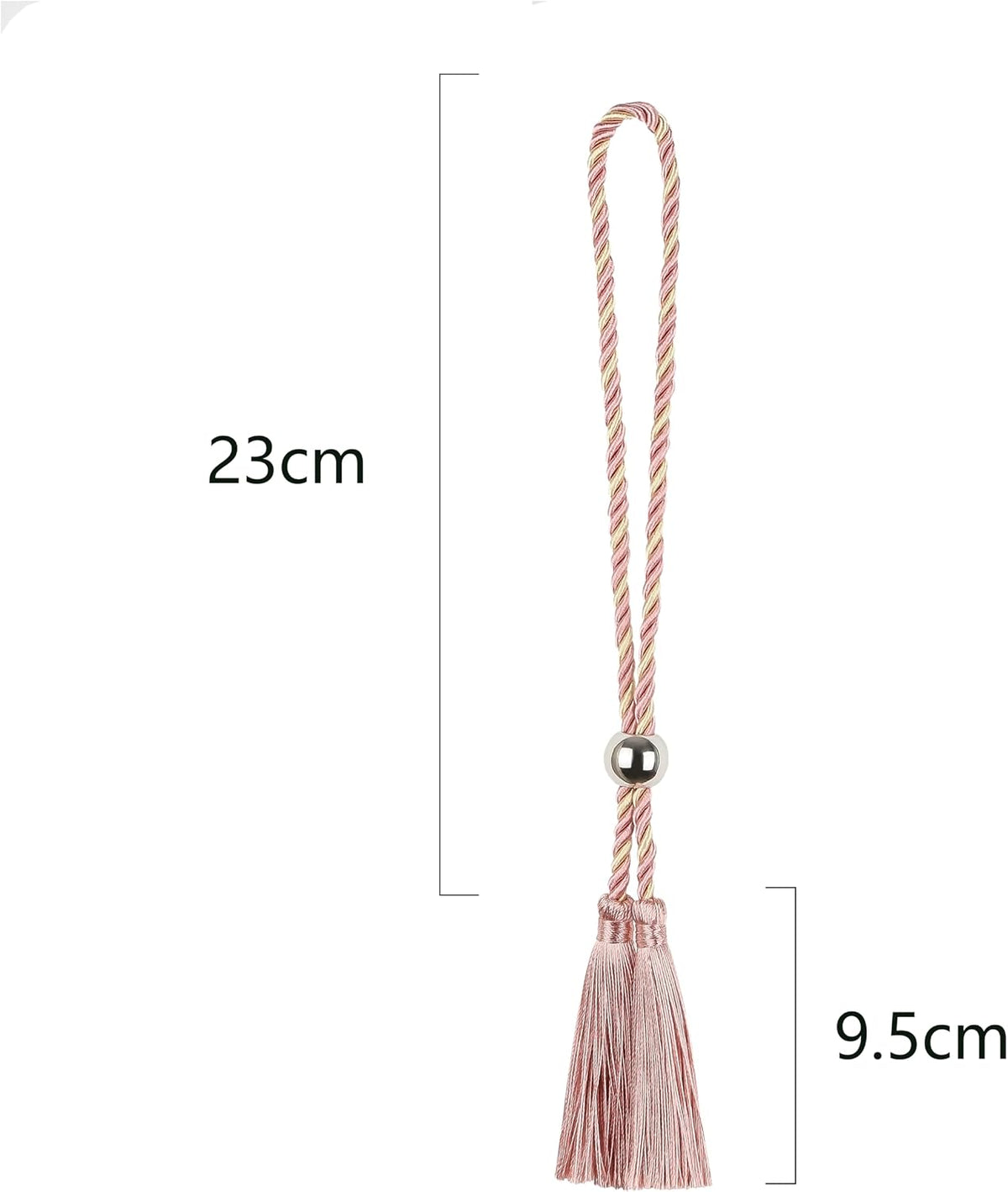 6 Set Napkin Rings with Tassels, Napkin Ring Holder