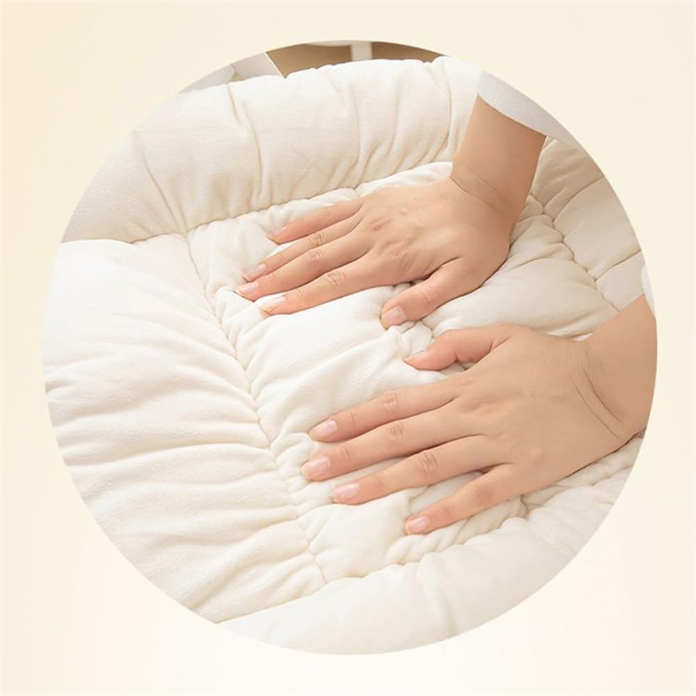 Desk Chair Cushion Office Chair Cushion Seat Cushion with Back Support Integrated Pad with Fixed Band for Sedentary Individuals