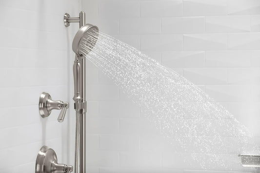 22166-RGD Purist Four-Function Handshower, Handheld Showerhead with 3 Spray Settings, 2.5 GPM, Vibrant Rose Gold