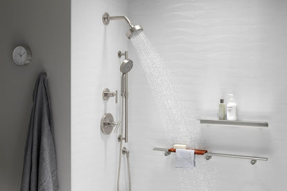 22166-RGD Purist Four-Function Handshower, Handheld Showerhead with 3 Spray Settings, 2.5 GPM, Vibrant Rose Gold
