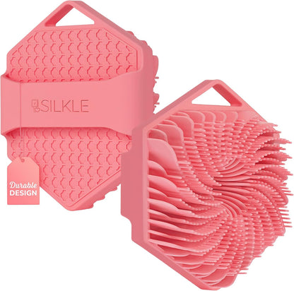 Silicone Body Scrubber Exfoliator, Shower Scrubber & Silicone Loofah
