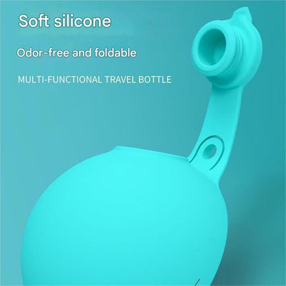 Portable Stainless Steel Dog Water Bottle, 285ML No-Spill Travel Dog Bowl Dispenser for Walking Hiking Blue (Pink)