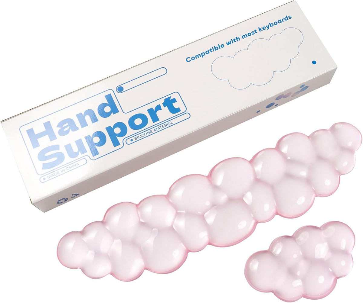 Gel Keyboard and Mouse Wrist Rest, Cloud Wrist Pad for Computer Keyboard