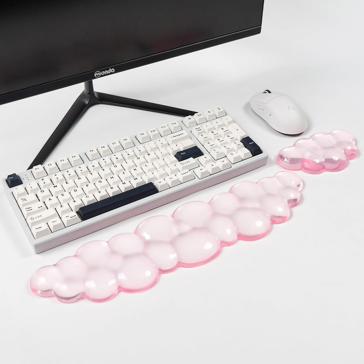 Gel Keyboard and Mouse Wrist Rest, Cloud Wrist Pad for Computer Keyboard