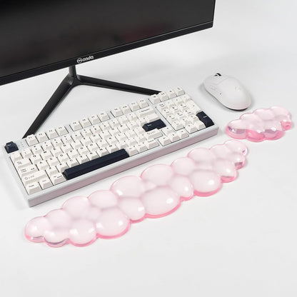 Gel Keyboard and Mouse Wrist Rest, Cloud Wrist Pad for Computer Keyboard