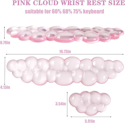 Gel Keyboard and Mouse Wrist Rest, Cloud Wrist Pad for Computer Keyboard