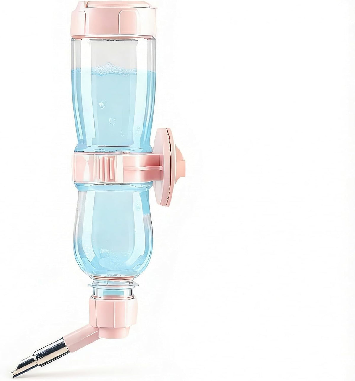 Pink 17oz/500ml No Drip Guinea Pig & Rabbit Water Bottle