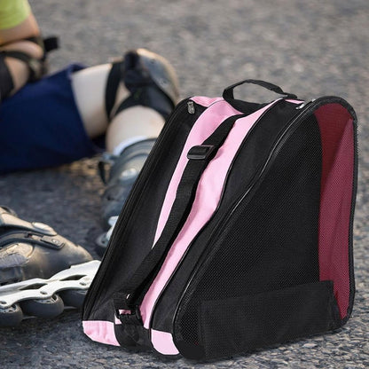 Roller Skating Bag Ice Skating Bag Lightweight Skating Shoes Carrying Bag Handbag for Figure Skates Inline Skates Accessories