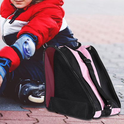 Roller Skating Bag Ice Skating Bag Lightweight Skating Shoes Carrying Bag Handbag for Figure Skates Inline Skates Accessories
