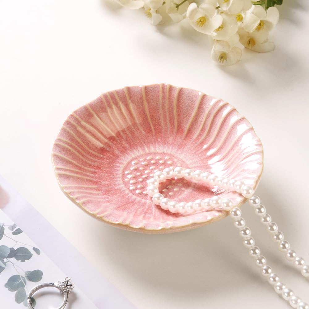 Sunflower Jewelry Tray, Pink., SFJT-01