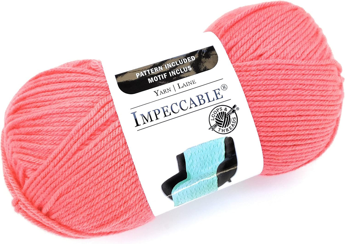 Impeccable Yarn 4.5 oz. One Ball - Coral