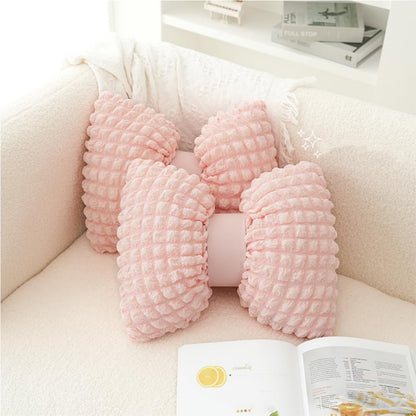 2 Pcs Bow Shaped Throw Pillow Bowknot Cushion Bow Lumbar Pillow Home Decorative Throw Pillows for Bed Couch Living Room Decor