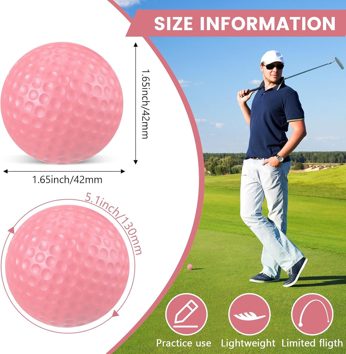 Foam Golf Practice Training Balls