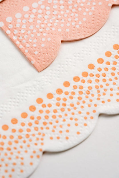 Gatherings by CP Harmony Dots Guest Towels, 16 Pack, 5 x 7.5 Inch