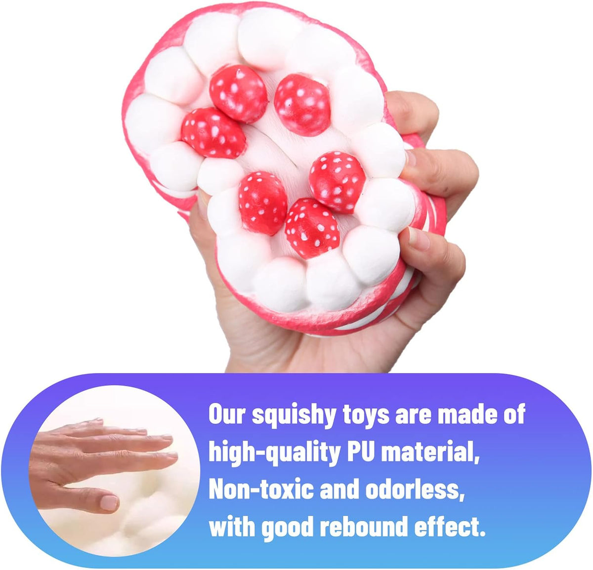 Squishies Cake Slow Rising Kawaii Squishie Toy for Collection Color Random