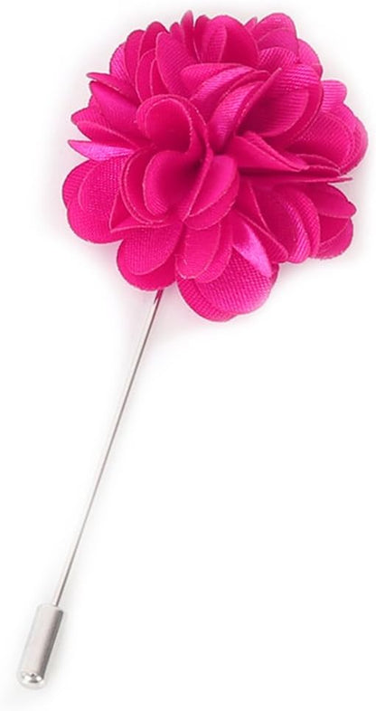 Gentleman's Essentials Premium Handmade Flower Lapel Pin Boutonniere