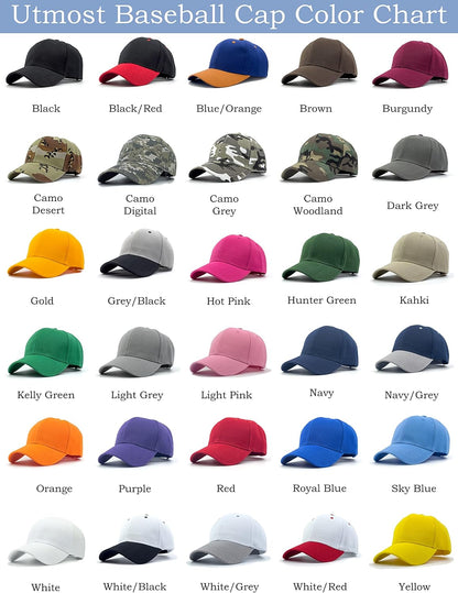 Structured Baseball Cap with Adjustable Closure - Performance Hat for Outdoor Activities (1pc Light Pink)