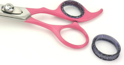 Silent Pet Grooming Kit for Dog, Cat and All Pet Grooming - A Quiet Alternative to Electric Clippers for Sensitive Pets (Right-Handed Pink)