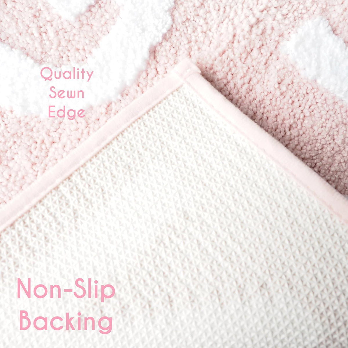 Get Naked Bath Mat Funny Cute Bathroom Rugs Get Naked Rug Shower Funny Bathroom Decor Fun Cute Bath Mat Non-Slip Washable College Light Pink White 17x24