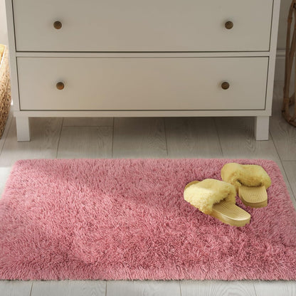Chicrug Soft Runner Rug for Bedroom Living Room Plush Fluffy Rug 2x4