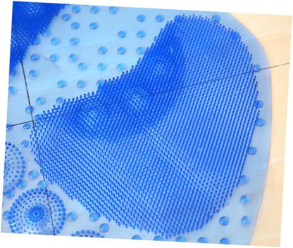 Pink PVC Bathroom Mat with Suction Cup Design for Floor Safety