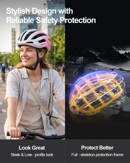 Adult Bike Helmet for Men & Women, Super Ventilation for Commuting