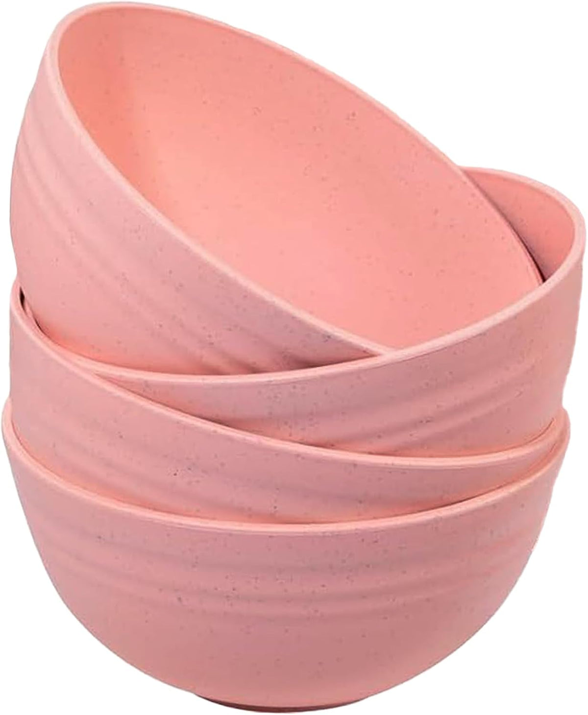 Unbreakable Wheat Straw Cereal Bowls 20 OZ Reusable Soup and Salad Bowl Set