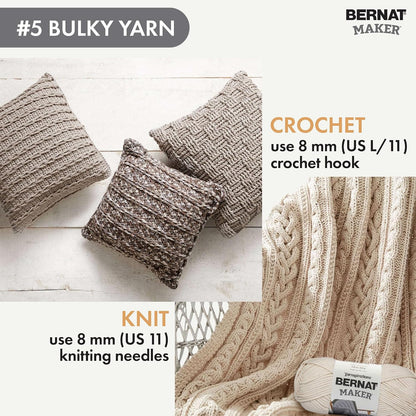 Maker, Cotton Soft Yarn for Crocheting, Soft Peach, 2-Pack