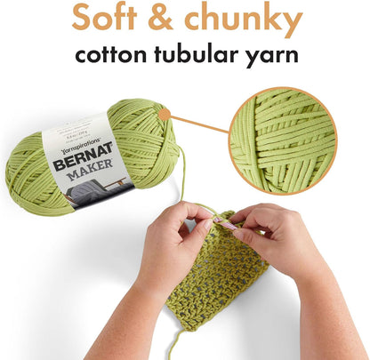 Maker, Cotton Soft Yarn for Crocheting, Soft Peach, 2-Pack