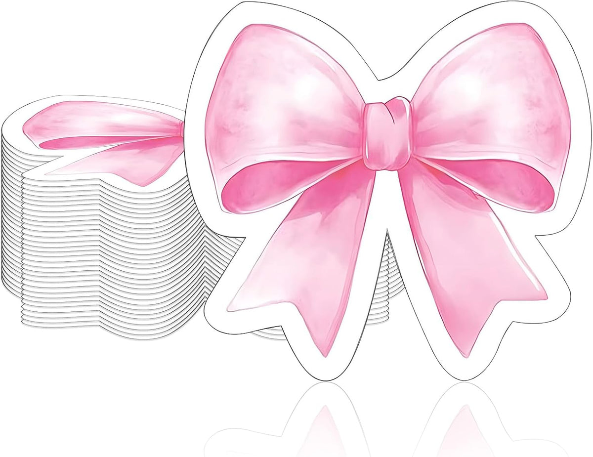 Pink Bow Coquette Napkins - 4-ply 50PCS Bow Theme Birthday Party,Bachelorette Decorations,Bridal Engagement Decor,Coquette Cute Supplies,Girl Wedding Baby Shower Tableware