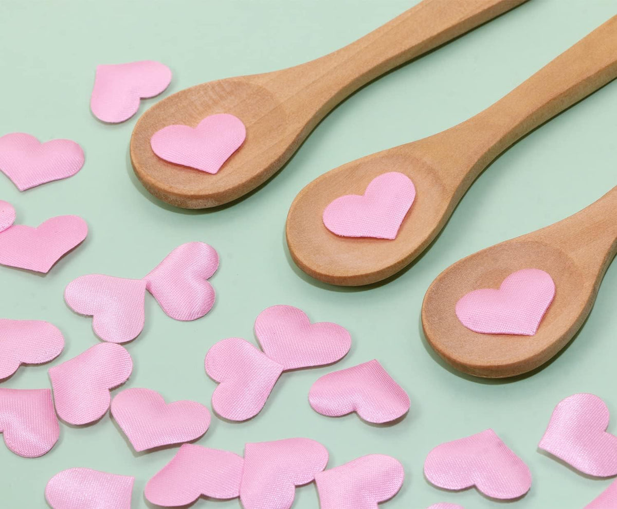 200Pcs Sponge Confetti Flower Decor Heart Shape Petals Table Wedding Decoration Glitter Scatter for Wedding Party Valentine's Day Scatter Ponge Petal Confetti (Pink)