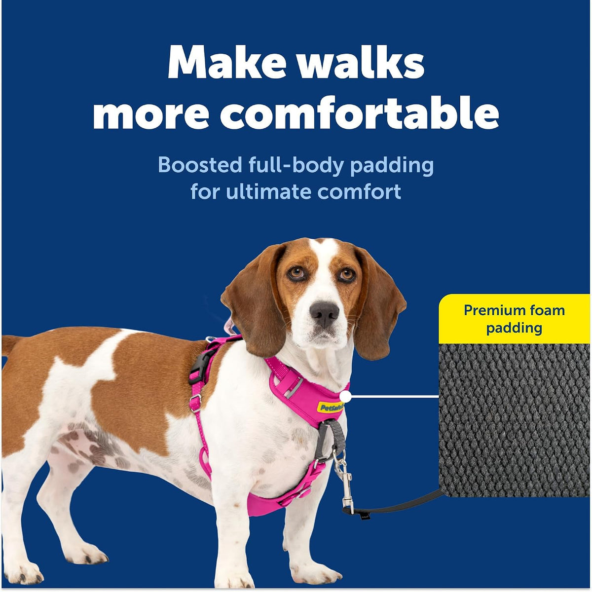 Easy Walk Comfort No Pull Dog Harness, Pink, Small
