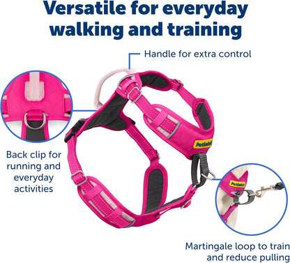 Easy Walk Comfort No Pull Dog Harness, Pink, Small