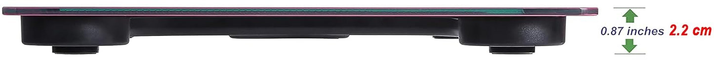Scale for Body Weight, Digital Bathroom Scale, Weight Scales for People,Body Scale,Pink,Max:400LB/180KG,2 Weighing Units: LB/KG