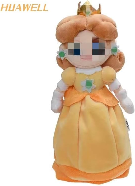 HUAWELL Sup Mari All Star Collection Princes Peach Plush Toy PrincessRosalina & Dasy Stuffed Plush 8" (Princes Peach & PrincessRosalina & Dasy)