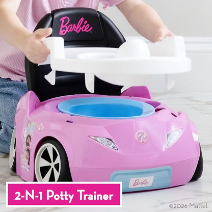 ™ Convertible Car Potty Training Toilet, Includes Detachable Toddler Toilet Seat and Kids Potty, Ages 12 Months and Up, Pink