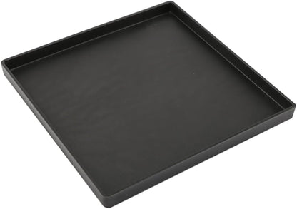 Square Serving Tray, Pink Sturdy Countertop Organizer Decorative for Home Serving Coffee Appetizer Breakfast Kitchen 11 * 11 Inch (Pink)
