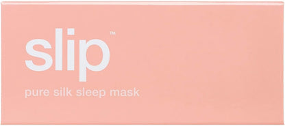 slip Pure Silk Sleep Mask - Pink | 100% Mulberry Silk, Ultra Soft & Comfortable, Blocks Light for Restful Sleep | Adjustable Strap for Perfect Fit, Gentle on Skin & Hair | Ideal Travel Accessory