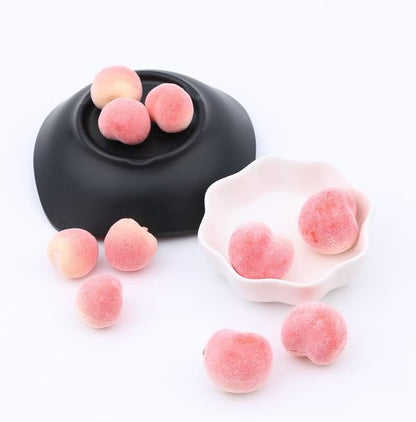 Fake Peach Artificial Fruit Lifelike for Home Kitchen Festival Party Decoration 30PCS