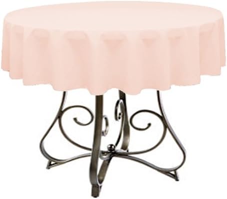 Polyester Round Tablecloth 36" (Peach)