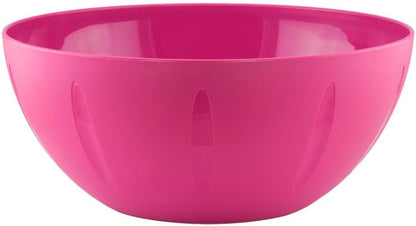 YBM HOME 10-Inch Plastic Serve Mixing Bowl for Everyday Meals can hold 120 oz, 3.75 qt. Ideal for Cereal, Snacks, Popcorn, Salad, and Fruits, Microwave Safe, Pink