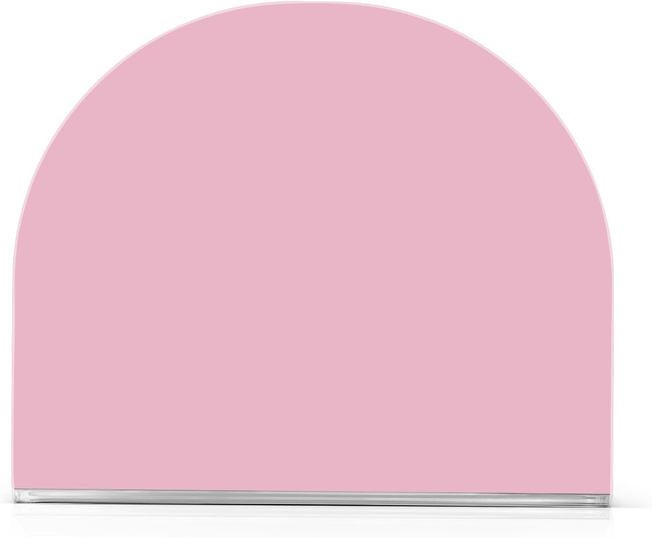 YETTASBIN Pink Napkin Holder for Table, Acrylic Upright Non Slip Tabletop Freestanding Tissue Paper Dispenser for Kitchen Restaurant Home Hotel Decor
