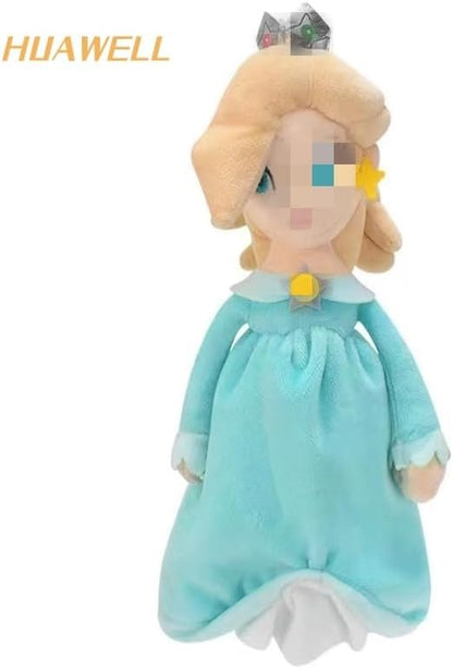 HUAWELL Sup Mari All Star Collection Princes Peach Plush Toy PrincessRosalina & Dasy Stuffed Plush 8" (Princes Peach & PrincessRosalina & Dasy)