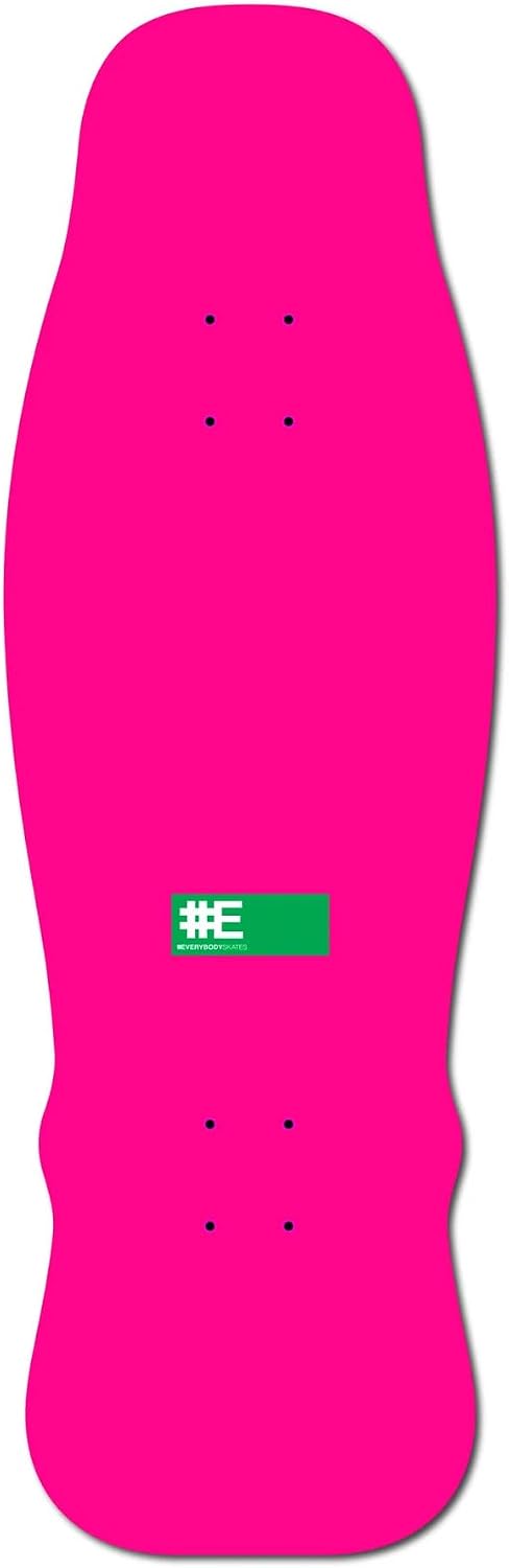 Everybody Skates Skateboard Deck Mike Hawk Standard Pink 10" x 32" with Grip